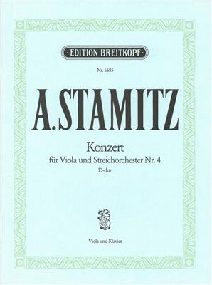 Anton Stamitz: Violakonzert Nr.4 D-dur / Viola Concerto No.4: Alto et Accomp.