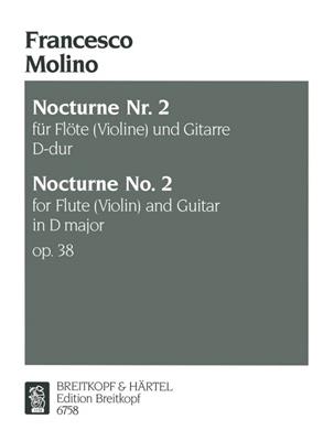 Francesco Molino: Zweites Nocturne op. 38: Flûte Traversière et Accomp.