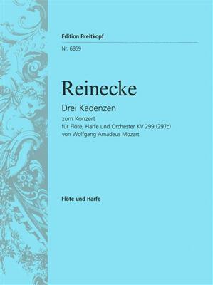 Carl Reinecke: 3 Kadenzen zu Mozart KV 299: Solo pour Harpe