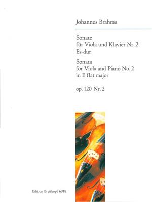 Johannes Brahms: Sonate Nr. 2 Es-dur op. 120/2: Alto et Accomp.