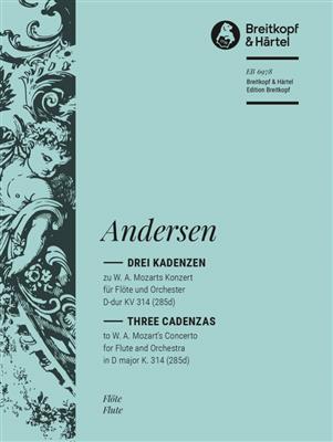 Joachim Andersen: 3 Kadenzen zu Mozarts KV 314: Solo pour Flûte Traversière