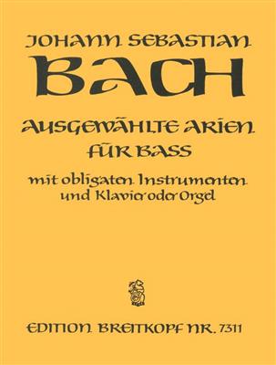 Johann Sebastian Bach: Ausgewählte Arien für Bass: Chant et Piano