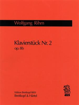 Wolfgang Rihm: Klavierstück Nr. 2 op. 8b: Solo de Piano