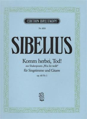 Jean Sibelius: Komm herbei, Tod op. 60/1: Chant et Guitare