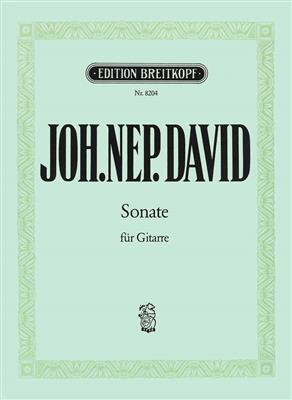 Johann Nepomuk David: Sonate Wk 31/5: Solo pour Guitare