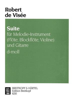 Robert de Visée: Suite d-moll: Flûte Traversière et Accomp.