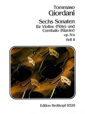 Tommaso Giordani: Sechs Sonaten op. IVa, Heft 2: Violon et Accomp.
