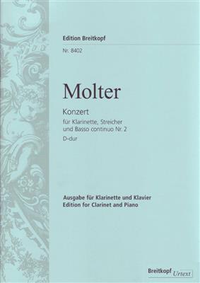 Johann Melchior Molter: Klarinettenkonzert Nr. 2 D-dur: Orchestre et Solo