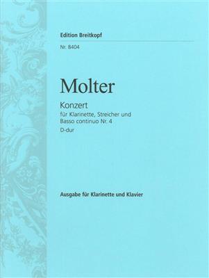 Johann Melchior Molter: Klarinettenkonzert Nr. 4 D-dur: Orchestre et Solo