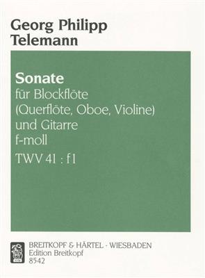 Georg Philipp Telemann: Sonate f-moll: Flûte à Bec