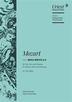 Wolfgang Amadeus Mozart: Missa Brevis In D KV 194: Chœur Mixte et Accomp.