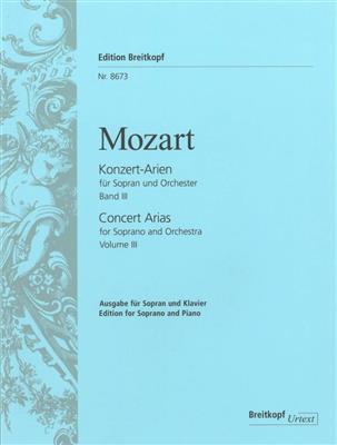 Wolfgang Amadeus Mozart: Konzertarien für Sopran Bd. 3: Chant et Piano