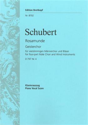 Franz Schubert: Geisterchor (Rosamunde) (KA): Voix Basses et Piano/Orgue
