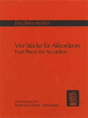 Jörg Birkenkötter: Vier Stücke: Solo pour Accordéon