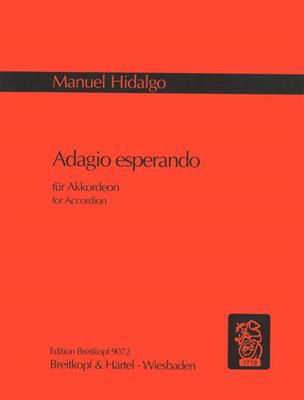 Manuel Hidalgo: Adagio Esperando: Solo pour Accordéon
