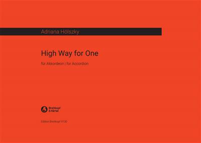 Adriana Hölszky: High Way for One: Solo pour Accordéon
