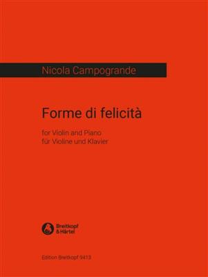 Nicola Campogrande: Forme di Felicita: Violon et Accomp.
