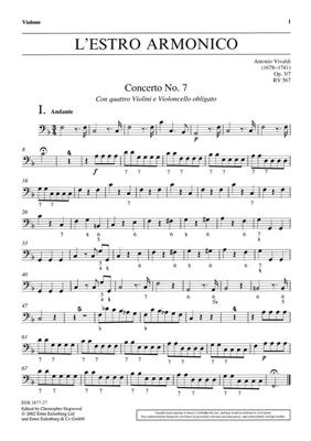 Antonio Vivaldi: L'Estro Armonico op. 3/7 RV 567 / PV 249: Cordes (Ensemble)