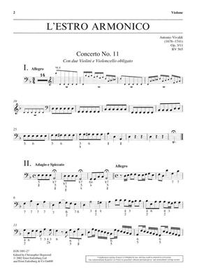 Antonio Vivaldi: L'Estro Armonico op. 3/11 RV 565 / PV 250: Cordes (Ensemble)
