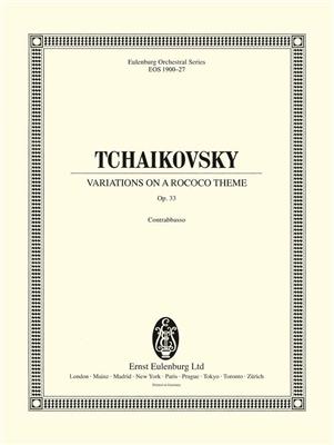 Pyotr Ilyich Tchaikovsky: Variationen über ein Rokoko-Thema op. 33: Orchestre et Solo