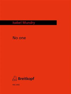 Isabel Mundry: no one: Quatuor à Cordes