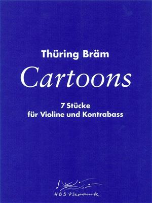 Thüring Bräm: Cartoons: Duo pour Cordes Mixte