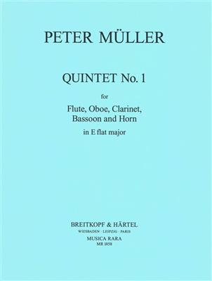 Peter Müller: Quintett in Es Nr. 1: Quintette à Vent