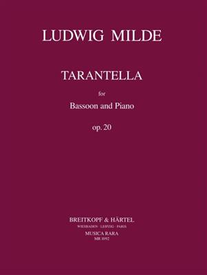 Ludwig Milde: Tarantella op. 20: Basson et Accomp.