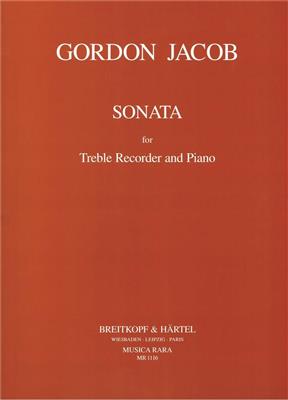Gordon Jacob: Sonata: Flûte à Bec Alto et Accomp.