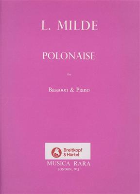 Ludwig Milde: Polonaise: Basson et Accomp.