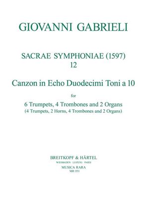 Giovanni Gabrieli: Sacrae Symphoniae (1597)Nr.12: Ensemble de Cuivres