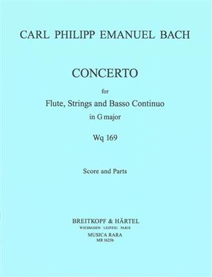 Carl Philipp Emanuel Bach: Flötenkonzert G-dur Wq 169: (Arr. Robert P. Block): Orchestre et Solo