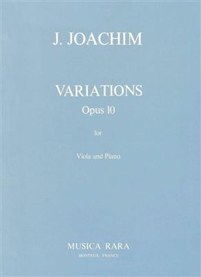 Joseph Joachim: Variationen op. 10: Alto et Accomp.