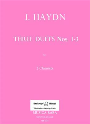 Franz Joseph Haydn: Sechs Duos Band 1, Nr. 1-3: Duo pour Clarinettes