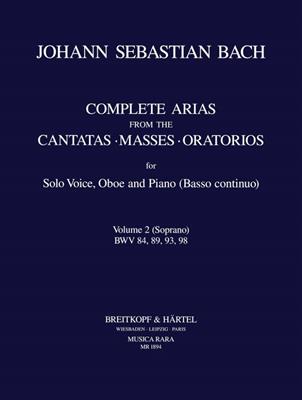 Johann Sebastian Bach: Sämtliche Arien Bd. 2 S,Ob,Bc: Chant et Autres Accomp.