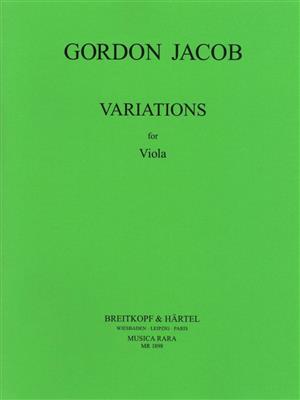 Gordon Jacob: Variationen: Solo pour Alto