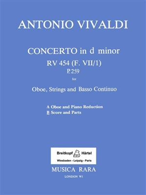 Antonio Vivaldi: Concerto in d RV 454: Orchestre et Solo