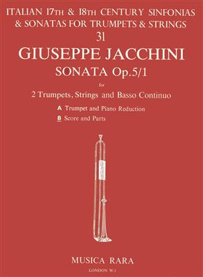 Giuseppe Jacchini: Sonata in D op. 5 Nr. 1: Ensemble de Chambre