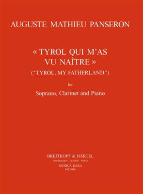 Auguste Panseron: 'Tyrol my Fatherland': Chant et Autres Accomp.