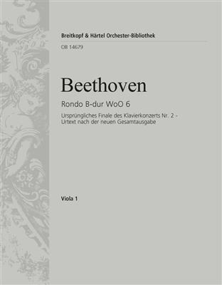 Ludwig van Beethoven: Rondo B-dur WoO 6 für Klavier und Orchester: Orchestre à Cordes et Solo