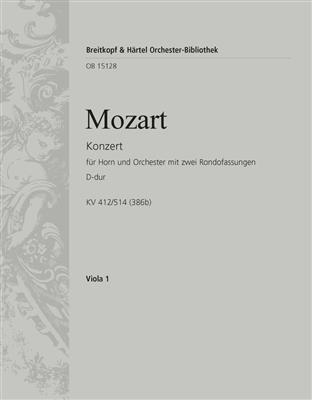 Wolfgang Amadeus Mozart: Konzert f. Horn und Orchester Nr.1 D-dur KV412/514: Orchestre à Cordes et Solo
