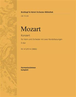 Wolfgang Amadeus Mozart: Konzert f. Horn und Orchester Nr.1 D-dur KV412/514: Orchestre à Cordes et Solo