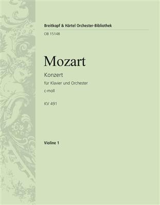 Wolfgang Amadeus Mozart: Konzert Für Klavier und Orchester C-Moll Kv 491: Orchestre à Cordes et Solo