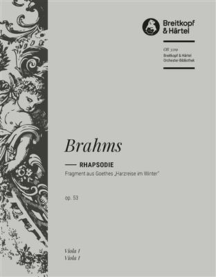 Johannes Brahms: Rhapsodie op. 53: Voix Basses et Ensemble