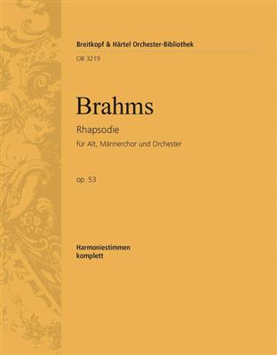 Johannes Brahms: Rhapsodie op. 53: Voix Basses et Ensemble