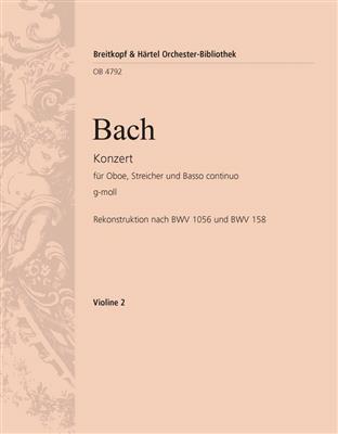 Johann Sebastian Bach: Oboenkonzert nach BWV 1056,156: Cordes (Ensemble)