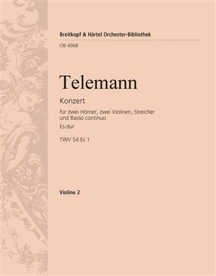 Georg Philipp Telemann: Konzert Es-dur: Orchestre à Cordes et Solo
