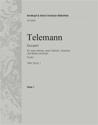 Georg Philipp Telemann: Konzert Es-dur: Orchestre à Cordes et Solo