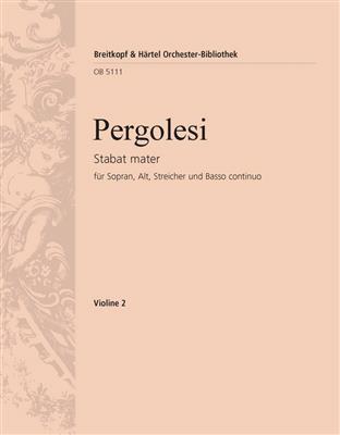 Giovanni Battista Pergolesi: Stabat Mater: Voix Hautes et Ensemble