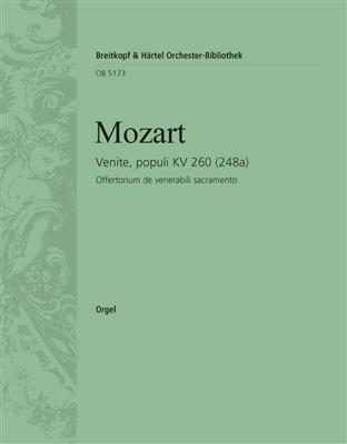 Wolfgang Amadeus Mozart: Venite, populi KV 260 (248a): Chœur Mixte et Ensemble